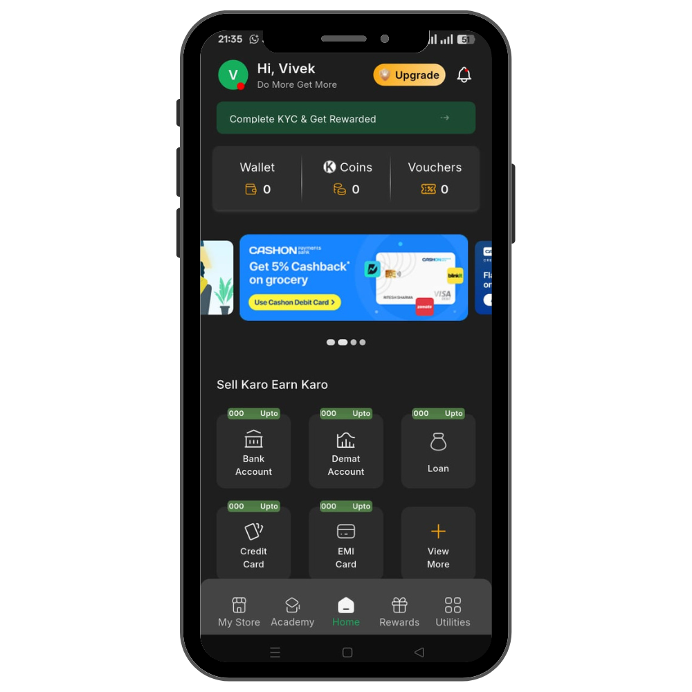App phone mockup